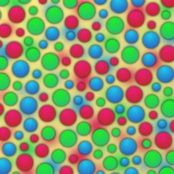 Colorful bubbles background Illustrazione stock