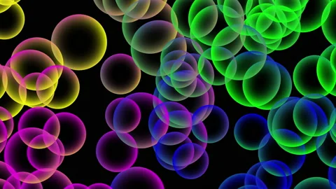 Colorful bubbles background,best animation in 4k. Stock Footage 201676792