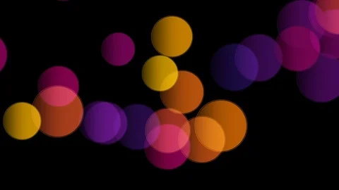 Colorful bubbles bouncing from the ground Stock Footage 76910636