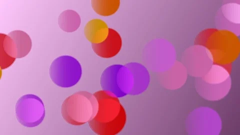 Colorful bubbles bouncing off the ground Stock Footage 76911551