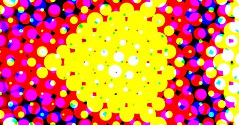 Colorful Bubbles Circles Circular Abstract Pattern Background Illustrazione stock