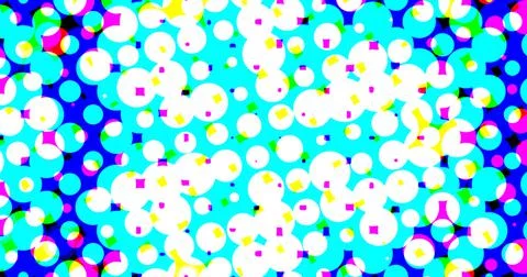 Colorful Bubbles Circles Circular Abstract Pattern Background Stock Illustration