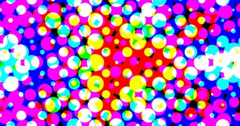 Colorful Bubbles Circles Circular Abstract Pattern Background 스톡 일러스트