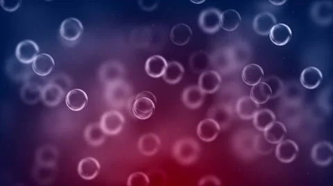 Colorful bubbles floating - Motion background video loop HD Stock Footage 67298915