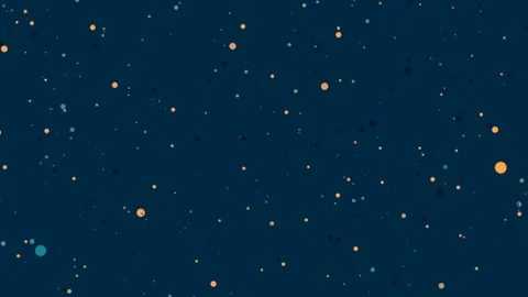 Colorful Bubbles Long Array Space Animation Background Stock Footage 279678658