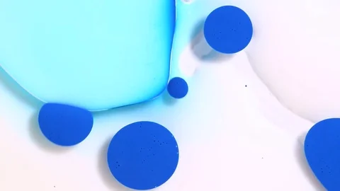 Colorful bubbles of paint. Stock Footage 84659164