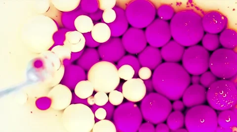 Colorful Bubbles In Water. Видео 49498568