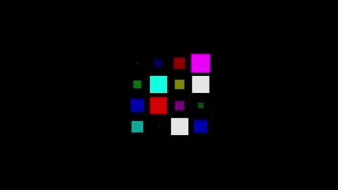 Colorful buffering symbol motion graphics with plain black background Stock Footage 273444697