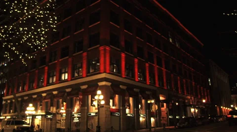 Colorful Building (Red) 스톡 동영상 35699124