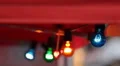 Colorful Bulb Lamps Lights Gay Lesbian Pride Festival Parade Diversity Festival HD Footage