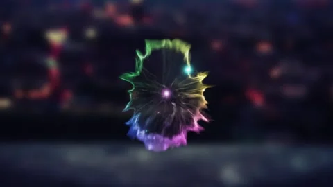 Colorful Butterfly Flight Graphic Loop in 4k 動画素材 275865762