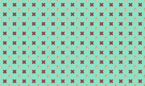 Colorful butterfly pattern on a light blue background 库存插图