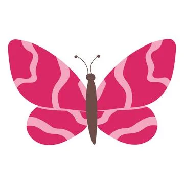 Colorful butterfly vector Stock Illustration