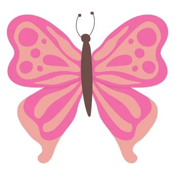 Colorful butterfly vector Stock Illustration