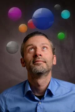 Colorful button Stock Photos