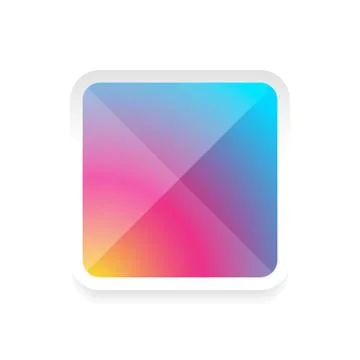 Colorful button vector Illustrazione stock