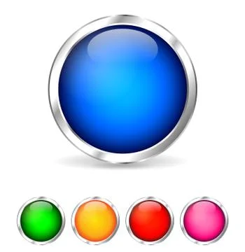 Colorful buttons Ilustración de archivo