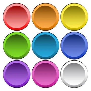 Colorful buttons Stock Illustration