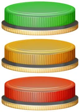 Colorful buttons Stock-Illustration