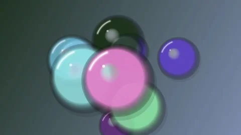 Colorful Buttons Rotating on Gray Background. Видео 330280517