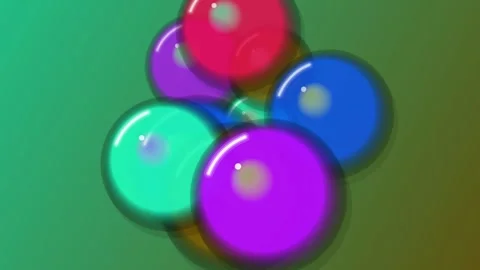 Colorful Buttons on String Moving Slowly. Stock Footage 330930144