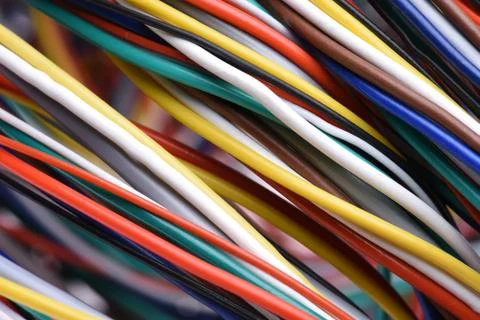 Colorful cable Foto stock
