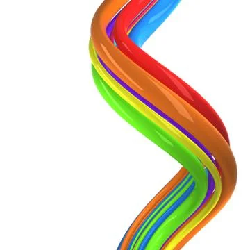 Colorful cables background Stock Illustration