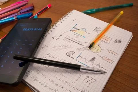 Colorful calculus Stock Photos