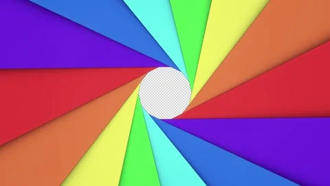 Colorful Camera Shutter Transition Alpha Channel Stock Footage 157275353