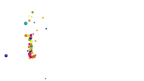 Colorful candy arranged in shape of 1.6 percent Stock Footage 70600616