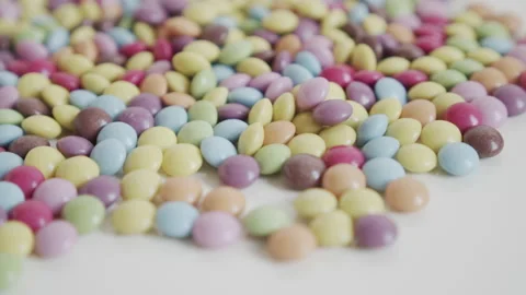 Colorful candy background 4K close-up video Video stock 152268377