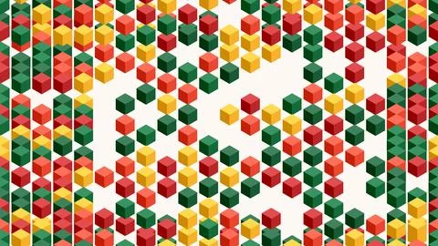 Colorful Candy Background with Hexagonal Pattern. Stock Illustration