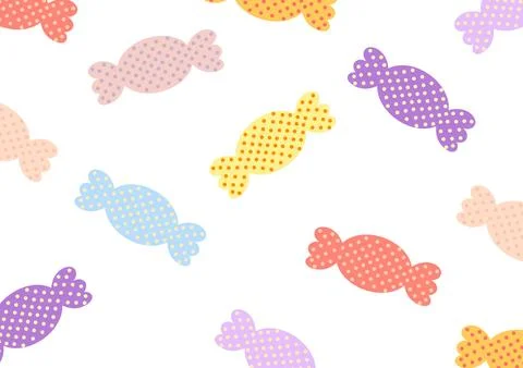 Colorful candy background Stock Illustration