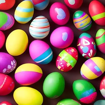 Colorful Candy Eggs Ilustração Stock
