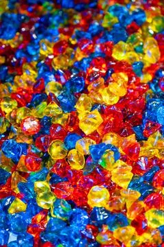 Colorful Candy Gem Macro Stock Photos