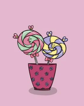 Colorful candy Stock Illustration