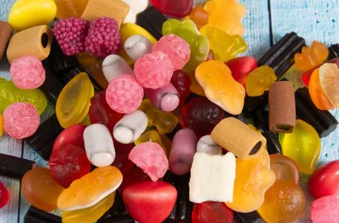 Colorful candy Stock Photos