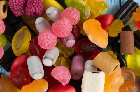 Colorful candy Stock Photos