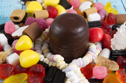 Colorful candy Stock Photos
