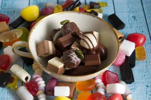 Colorful candy Stock Photos