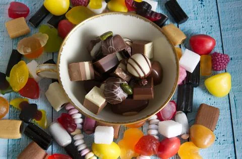 Colorful candy Stock Photos