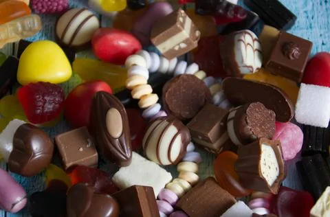 Colorful candy Foto stock