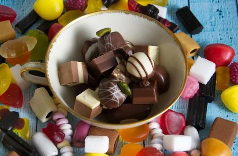 Colorful candy Stock Photos