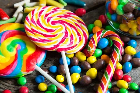 Colorful candy Stock Photos