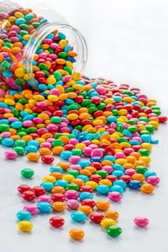Colorful candy sweets Stock Photos