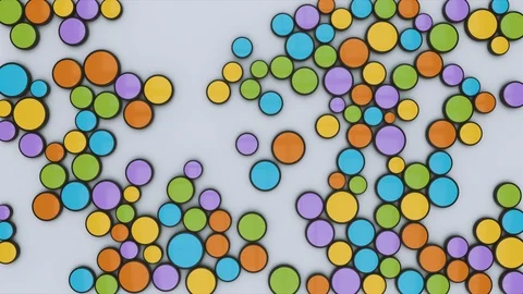 Colorful Candy's Pool Stock Footage 123077634