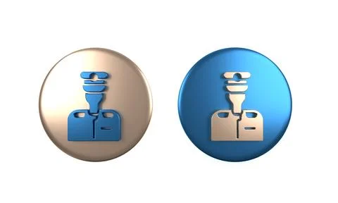 Colorful Captain of ship icon isolated on white background. Travel tourism .. Stock Illustration