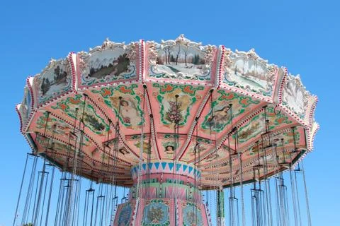 Colorful carousel Stock Photos
