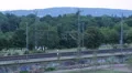 Colorful Cars Wagons Passengers Voyagers Traveler Intercity Train Motion Passing HD Footage