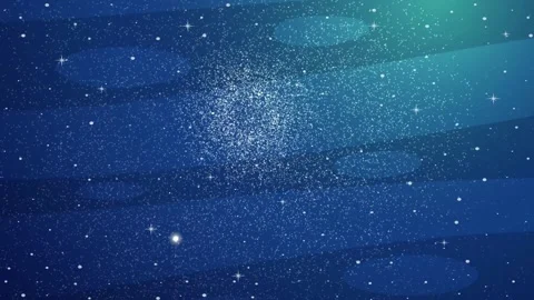 Colorful Cartoon Fireworks Exploding in a Starry Blue Night Sky 動画素材 328487196